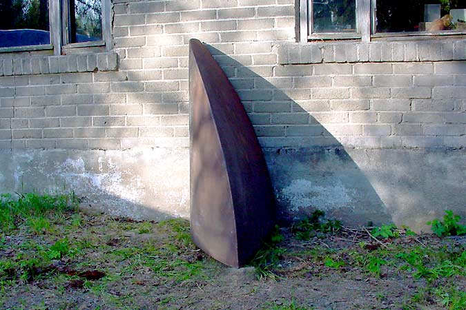 cor-ten steel sculpture - sculptures in the sculpture park, Open Air Museum POAM